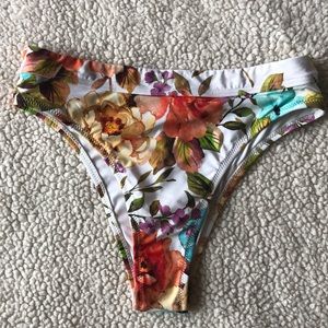 Rhythm high waisted floral bikini bottoms